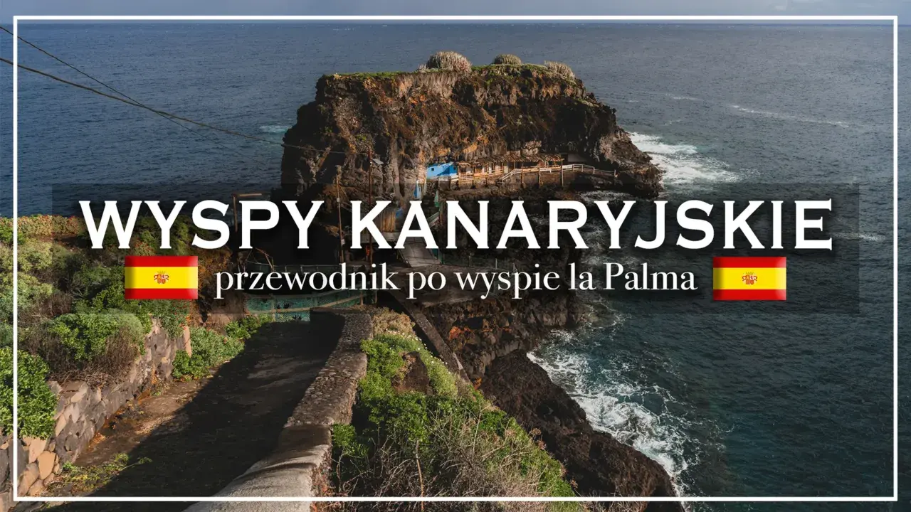 Wyspy Kanaryjskie: przewodnik po wyspie la Palma. Skaliste wybrzeże i ocean.