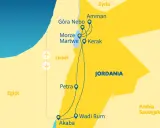 Mapa podróży po Jordanii: Amman, Morze Martwe, Petra, Wadi Rum, Akaba. Idealne wczasy w Jordanii!