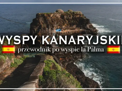 Wyspy Kanaryjskie: przewodnik po wyspie la Palma. Skaliste wybrzeże i ocean.