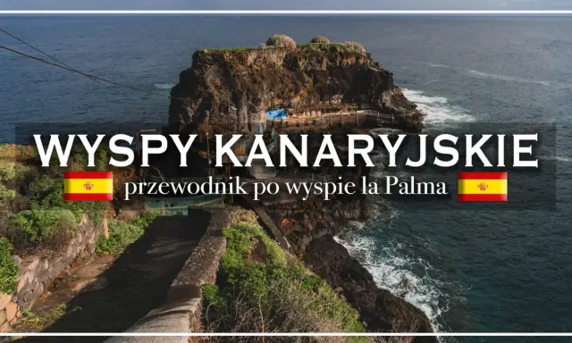 Wyspy Kanaryjskie: przewodnik po wyspie la Palma. Skaliste wybrzeże i ocean.