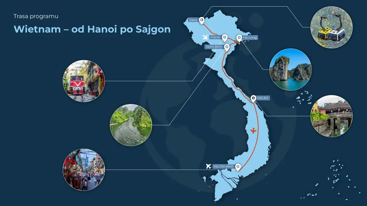 Trasa przez Wietnam: od Hanoi po Sajgon. Zobacz Sapa, Ha Long, Ninh Binh, Hoi An i Ho Chi Minh. Co zobaczyć w Wietnamie?